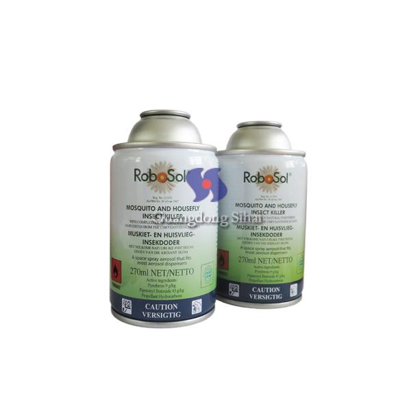 necked-in aerosol can necked-in aerosol can