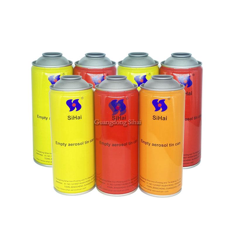 empty aerosol tin can