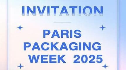 Invitation of Paris Packaging Week 2025